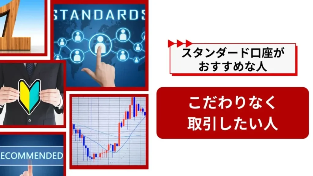 スタンダード口座がおすすめの人