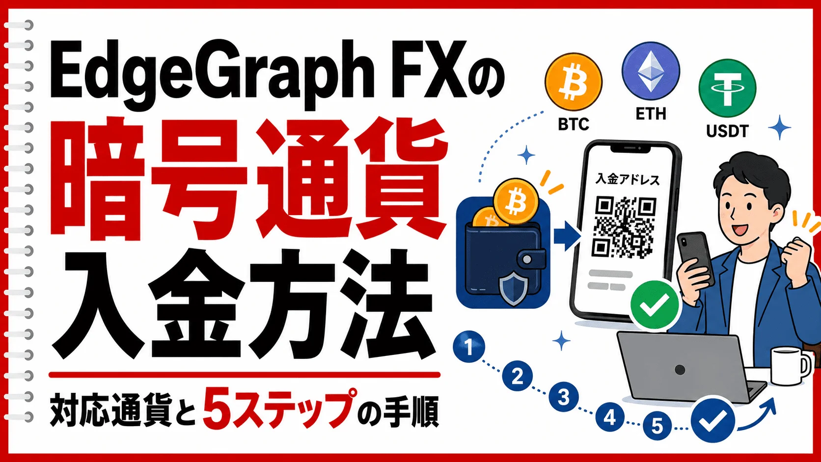 EdgeGraph FX Cryptocurrency Deposit Methods | Supported Currencies and a 5-Step Guide